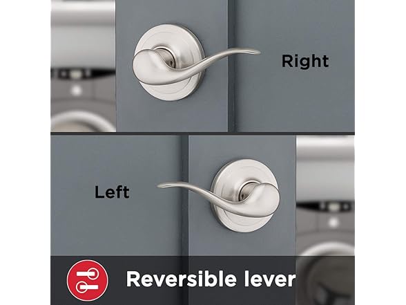 2Pk Or 3Pk Kwikset Passage Door Handle