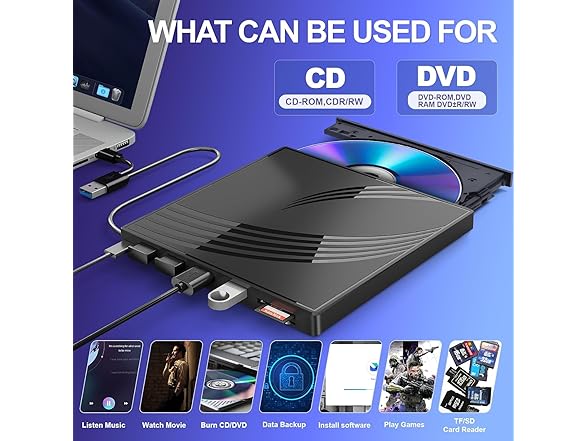 BPAKDU External Optical Drive