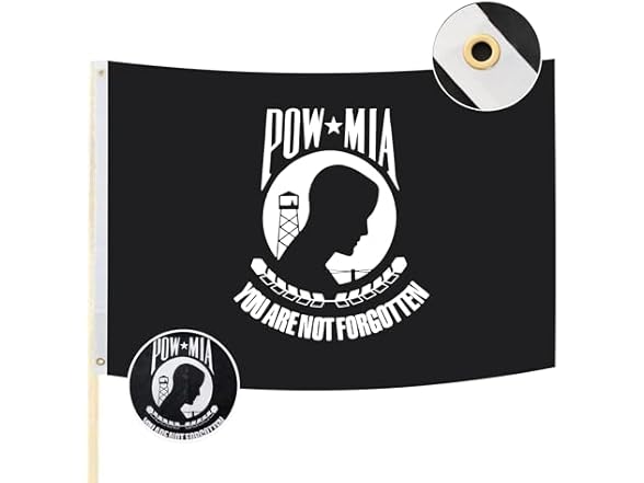 SkyHawk Flags POW MIA Flag 3x5 Ft
