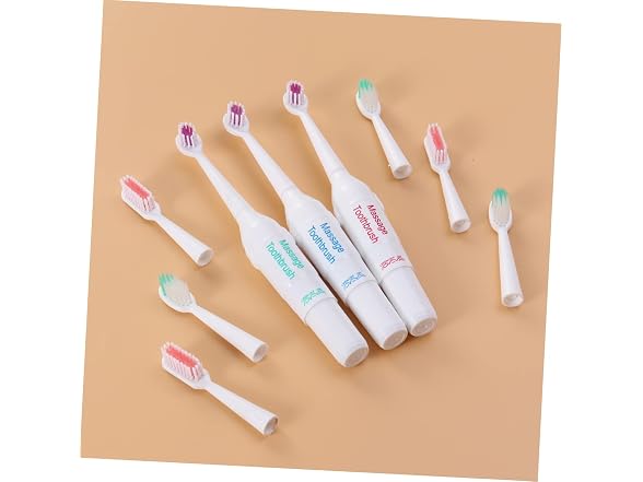 Mipcase Puppy Toothbrush 3pc Toothbrush Autom