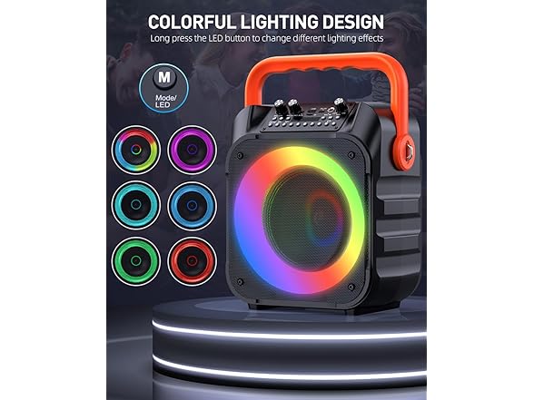 Karaoke Machine with 2 Wireless Mics