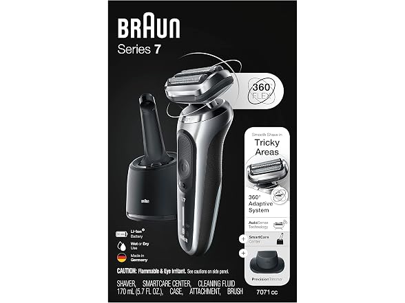 Braun Series 7 7071CC Flex Electric Razor for Men