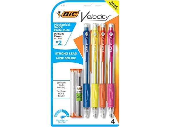BIC Velocity Pencil (0.7mm) 6Pk