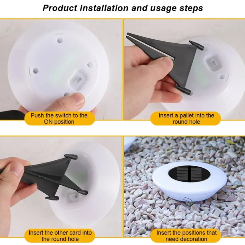 Hakol 8 Pack Solar Ground Lights - Gallery 13