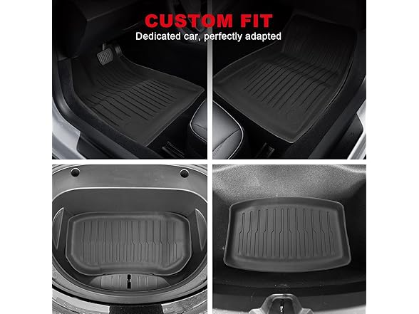 Tesla Model 3 Floor Mats 6pc 5-Seat