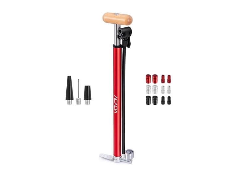 ACACIA Bike Floor Pump w/Gauge