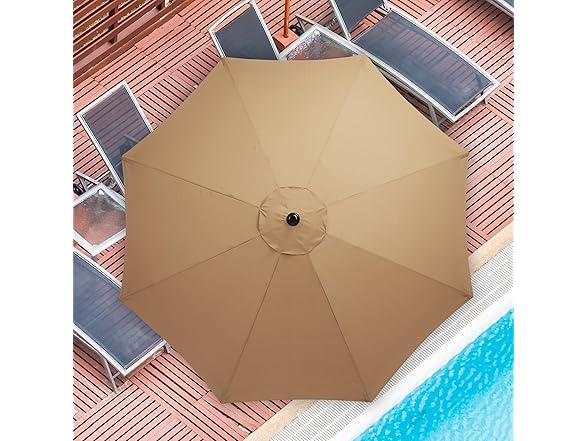 InfiniPower Outdoor Patio Umbrella 9FT