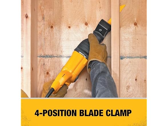 DEWALT DWE304 Reciprocating Saw, 10-Amp, Corded