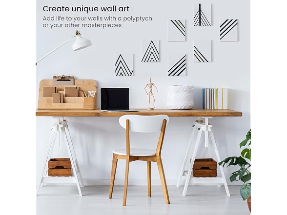 ARTEZA Stretched Canvas for Painting, 5 x 7 in 12Pk