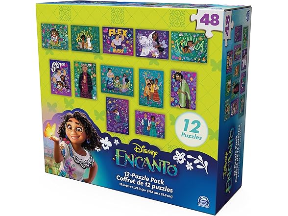 Spin Master Games, Disney Puzzles, Encanto 12-Pack