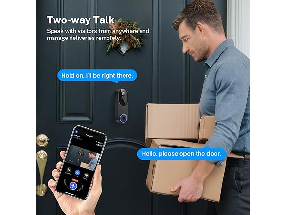 Orbitell Wireless Wi-Fi Video Doorbell Camera