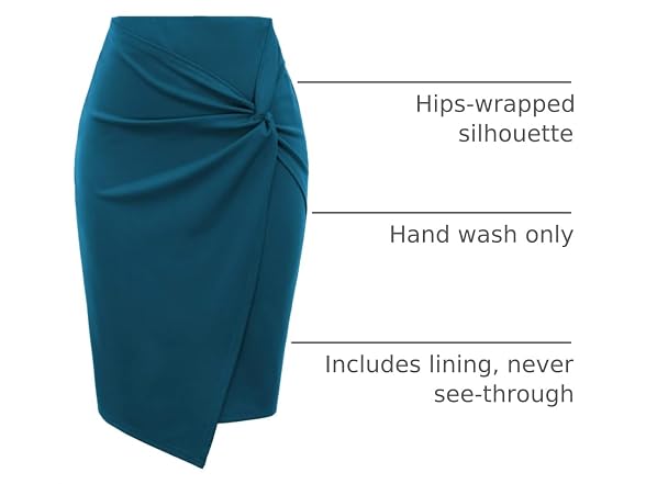 Kate Kasin Women (L) Wear Work Pencil Skirts Skirt