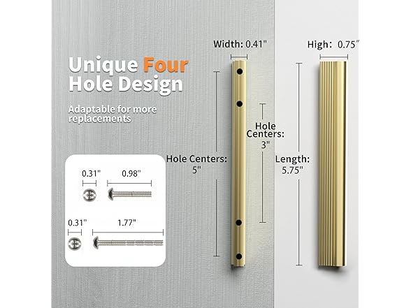 Cobbe 3 Inch & 5 Inch Hole Center