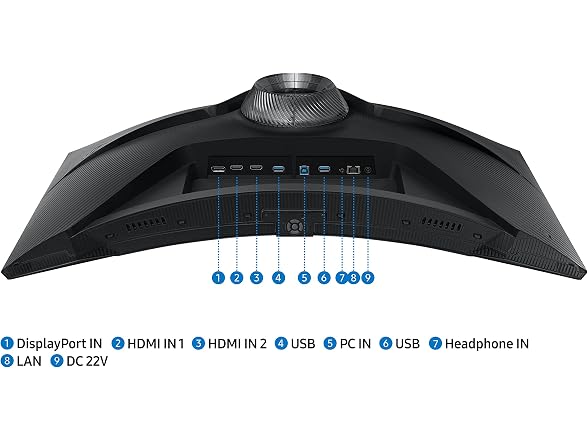 (NEW) Samsung 32" Odyssey QHD G65B Curved Gaming Monitor
