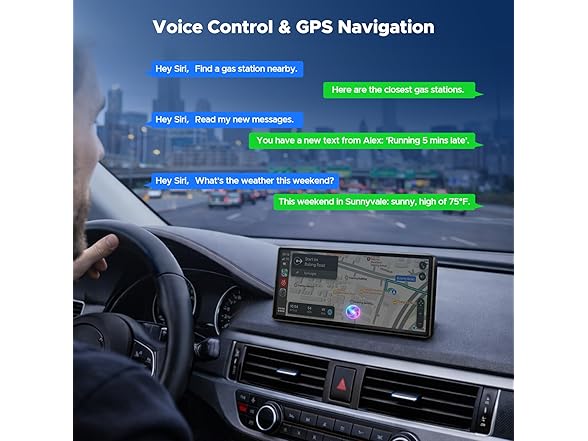 LAMTTO 9.26" Wireless CarPlay Screen