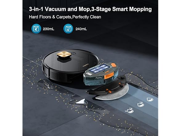 MAMNV Robot Vacuum For Pet Hair