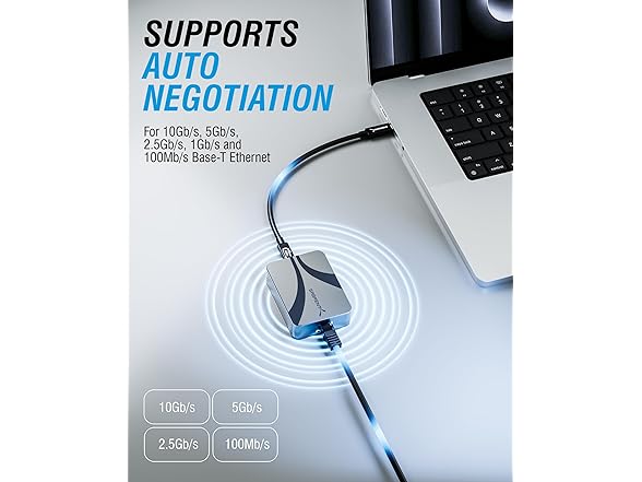 SABRENT USB4 to 10GbE Ethernet Adapter