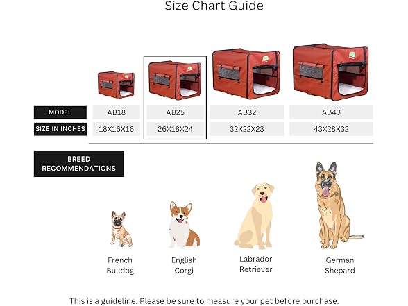 Go Pet Club 25" Soft Collapsible Dog Crate