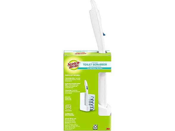 Scotch-Brite Toilet Scrubber Kit, 5 Refills