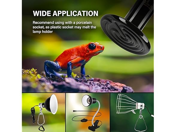 100W Ceramic Heat Emitter 2pk