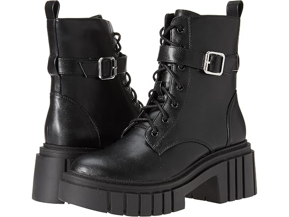 The Drop Women's Koi Lace Up Platform Combat Boots