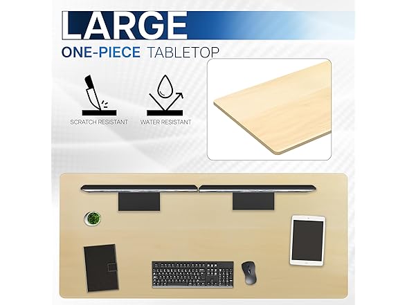 VIVO Light Wood 60 x 24 inch Universal