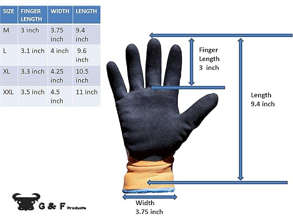 G & F Products G & F Products Waterproof Winter Gloves – Ins
