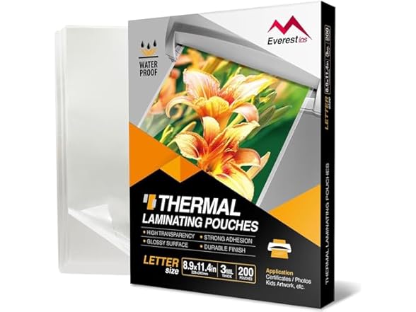 Everest Thermal Laminating Sheets
