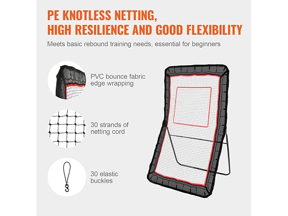 VEVOR Folding Lacrosse Rebounder