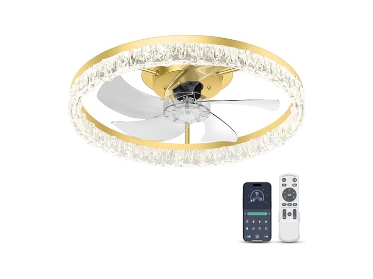 MATULSA 2BCS9-17179-GD Low Profile Ceiling Fans, 20-I