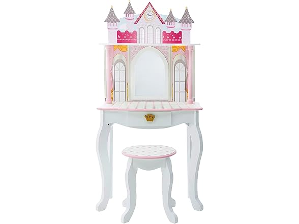 Teamson Kids Dreamland Princess Play Vanity Set