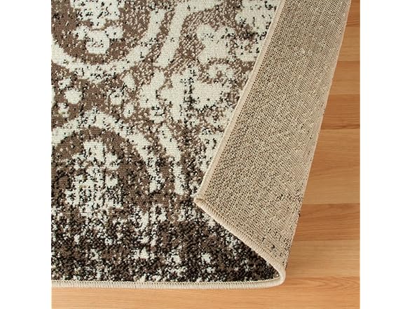 Superior Distressed Abstract Damask Indoor Area Rug (Your Choice)