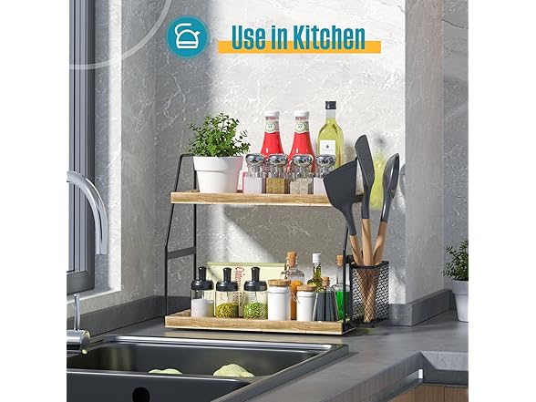 Nroech Bathroom Organizer Countertop, 2-Tier