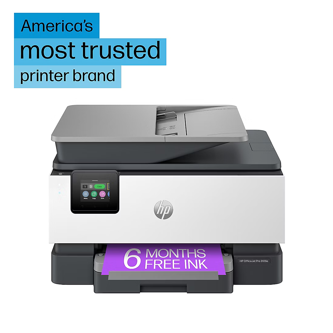 HP OfficeJet Pro 9128e Wireless Inkjet Printer - Gallery 9
