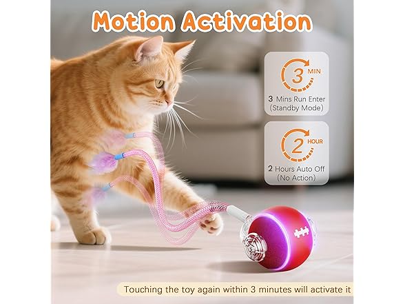 PANRIO Interactive Cat Toy Ball