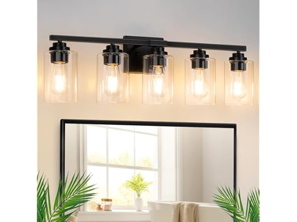 VerRon 5-Light Bathroom Light Fixtures, 31"