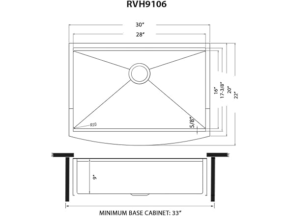 Ruvati 30-inch Matte Gold Workstation