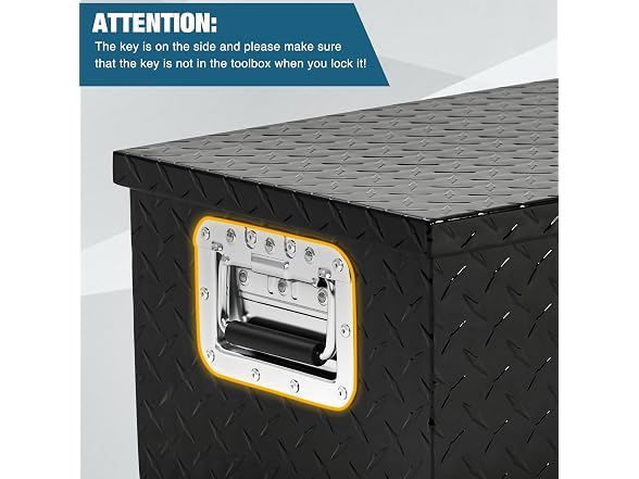 OUTLANE Heavy Duty Aluminum Underbody Truck Tool Box 