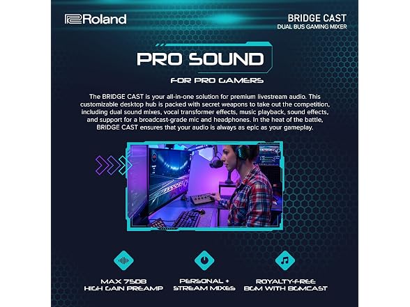 oland BRIDGE CAST Dual Bus Gaming Mixe