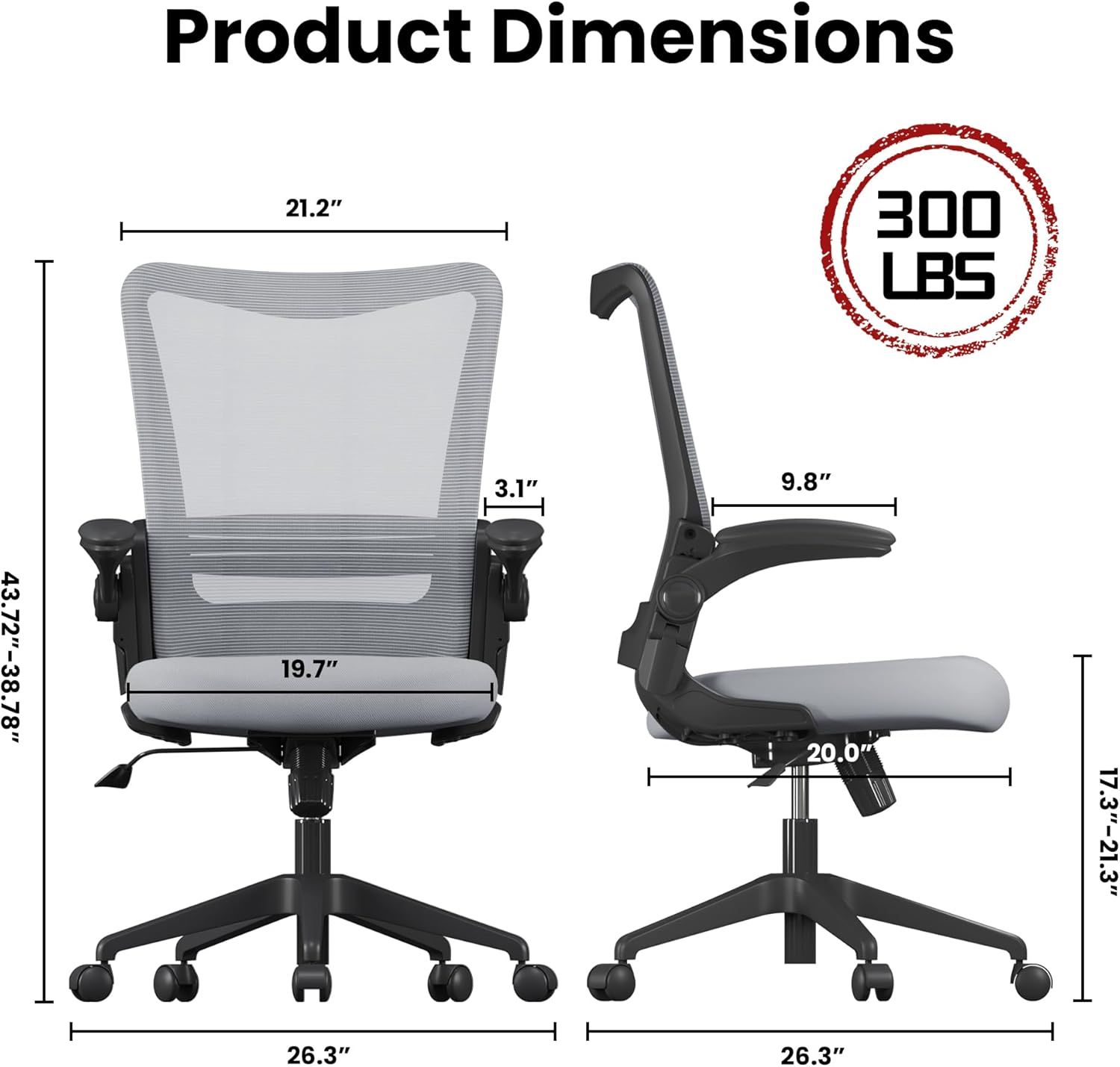Ergonomic Mesh Office Chair - Gallery 14