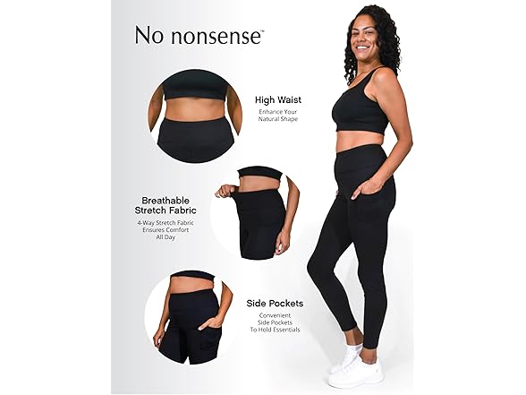 No Nonsense Women (S) Workout Tummy Leggings