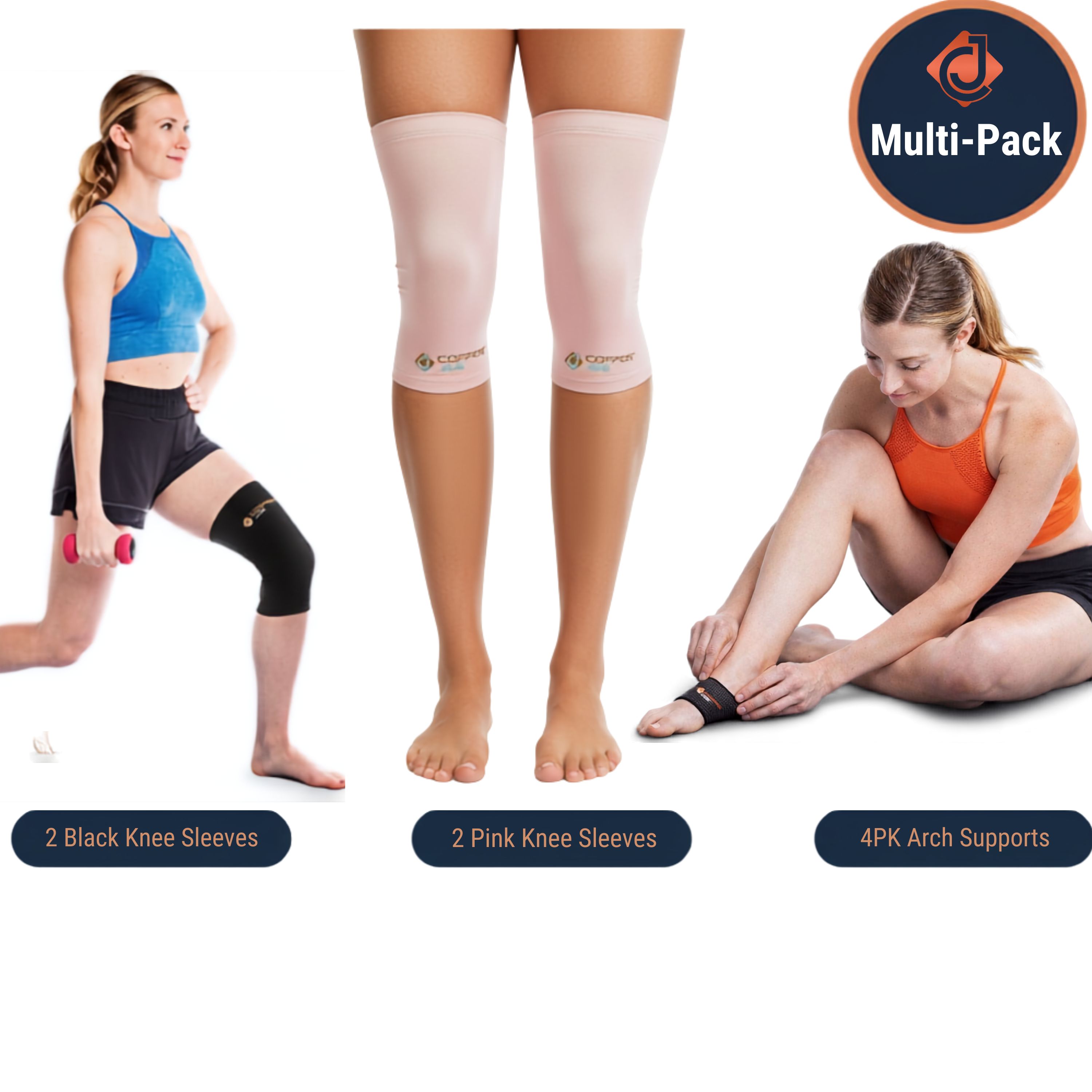 Copper Joe  Knee & Arch Support Bundle - Gallery 4