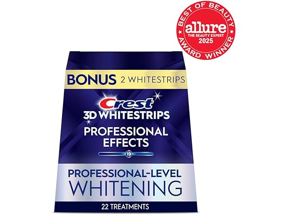 Crest 3D Whitestrips Professional Effects