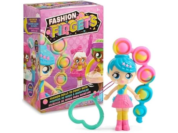 WowWee Fashion Fidgets Sensory Toy Dolls