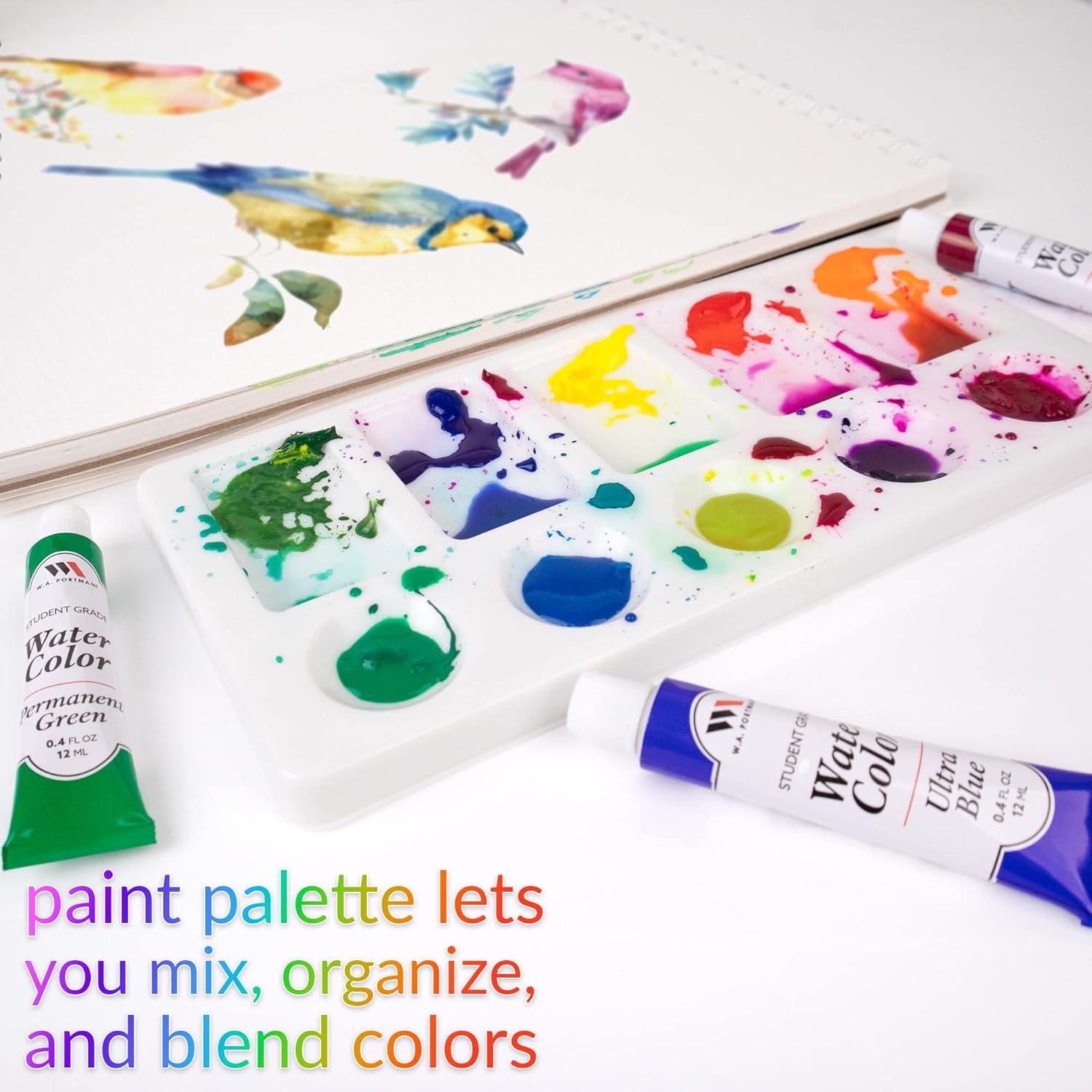 W.A. Portman Water Color Paint Set - Gallery 12