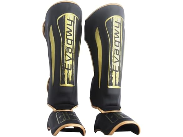 Evagwy MMA Martial Arts Shin Guards (L)