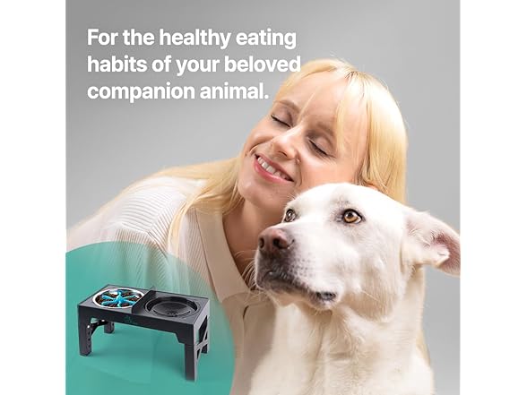 sallang D'tail Elevated Dog Bowls, Adjustable