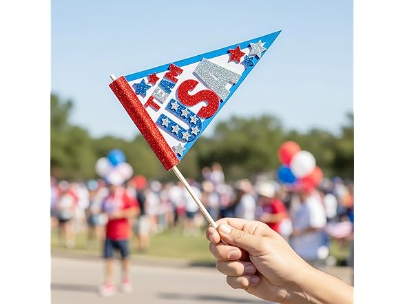 Fun Express Team USA Pennant Flag Craft Kit