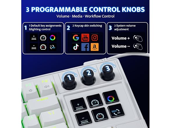 darkFlash K87PRO Mechanical Keyboard (White)