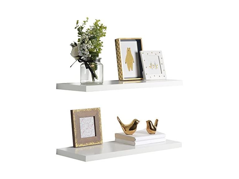 Delta FS2060EB-2 Floating Shelves White 24"x8"x1" Black